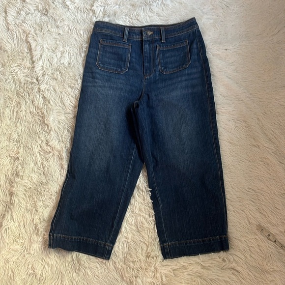 Talbots Flawless High-Waist Wide Crop - Picture 1 of 8